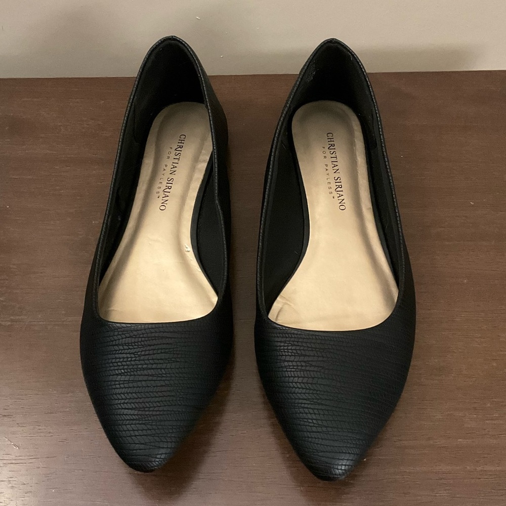 Christian Siriano Flats, Black